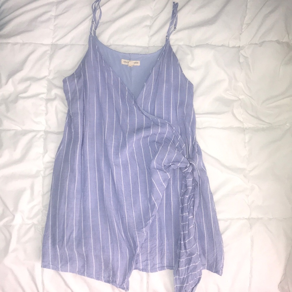 Wrap dress lightly worn